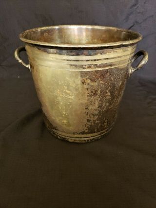 Antique Viking Silver Plate Ice/ Champagne Bucket " Rare " V1053h Stamped