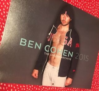 Ben Cohen Official Calendar 2015 Rugby Sports Gay Interest Rare Poster