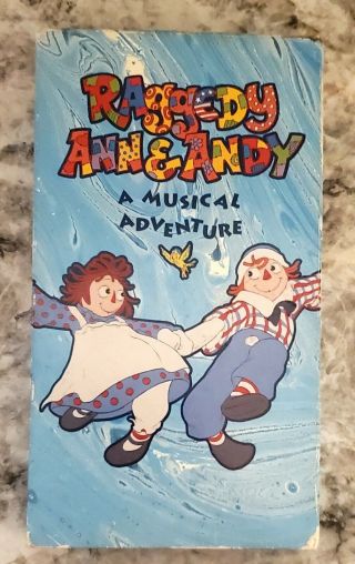 Raggedy Ann & Andy A Musical Adventure Cbs Fox Kids Vhs Very Rare