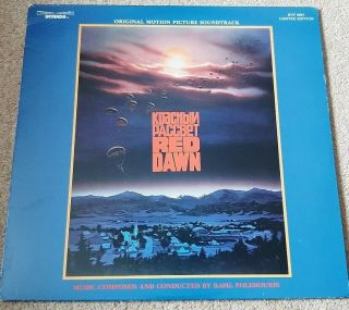 Red Dawn Soundtrack Vinyl Lp - Basil Poledouris - Intrada - Rare