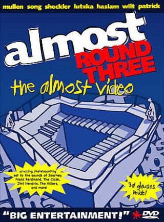 Almost Round Three: The Almost Video (dvd,  2005) W/3d Shades Oop/htf/rare