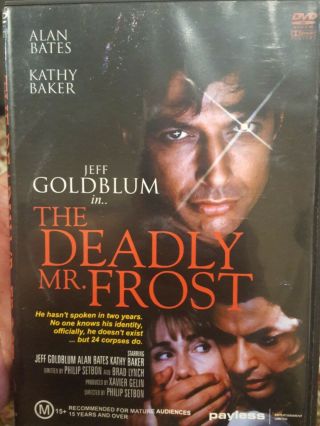 The Deadly Mr.  Frost Rare Deleted Dvd Jeff Goldblum Alan Bates Kathy Baker Film