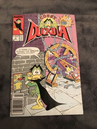 Count Duckula 3 Rare Newsstand Variant