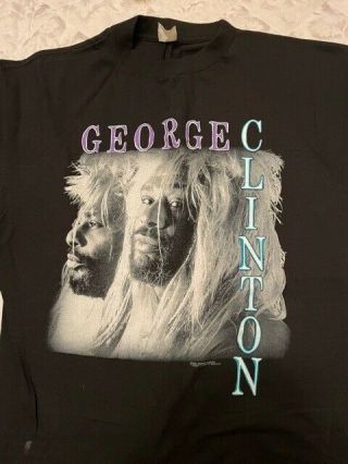 George Clinton Vintage Ultra Rare 1990’s Official T Shirt - Xl - - Unworn