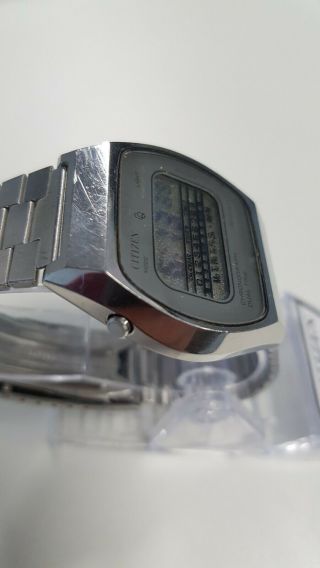 Rare Vintage Citizen Dual Time Chronograph 40 - 9031 digital quartz watch 3