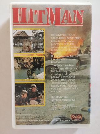 Hitman VHS Very Rare ShowCase Video Christopher Mitchum 2