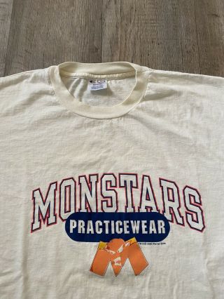Vintage 1996 Warner Bros.  Space Jam Monstars Champion T - Shirt Size Xl Very Rare