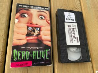 Vintage Dead Alive Horror Vhs Tape 1993 Vidmark Gore Movie Oop Cult Zombie Rare
