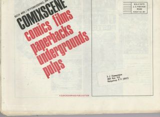 Rare Fanzines,  Comix Scene 2 And 3 One Owner Estate Find.