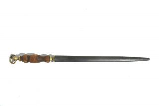 Vintage F.  Dick 20 " Butchers Steel/knife Sharpener Rare Oval Blade Germany