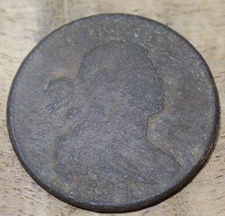 1805 Bust Us Large Cent Corroded Found With Metal Detector Us Rare Coin Copper