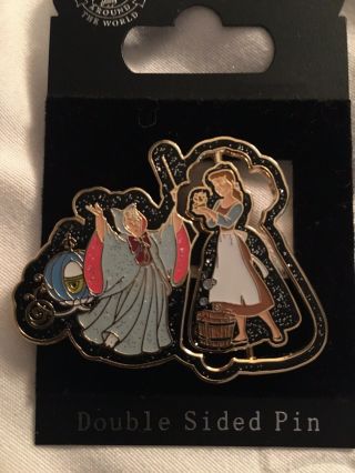 Disney Pins Cinderella Rags To Riches Spinner Moc Rare