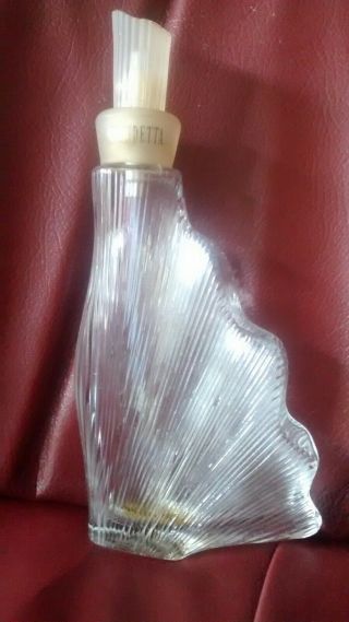 Valentino Vendetta Vintage Empty 100ml Perfume Bottle Unusual Shape Rare