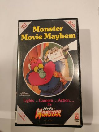 My Pet Monster Monster Movie Mayhem Volume Five 5 Animated Family Rare Vhs.
