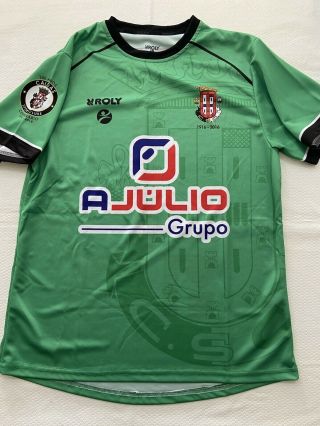 Caldas Sc Portugal Match Worn Shirt Jersey Maillot 1 Luis Portugal Rare 2017