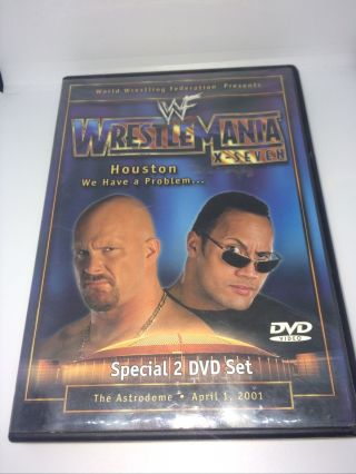 Wwf - Wrestlemania X - Seven (dvd,  2001,  2 - Disc Set) Rare Fast