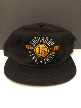 Saturday Night Live Vintage 1990 Hat Cap Strap Back Snl Nbc Anniversary Rare 90s