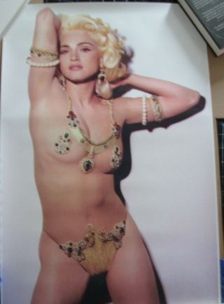 1992 Madonna Erotica Poster 35x23 Rolled No Creases Rare