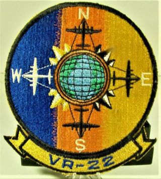 Rare Us Navy Vr - 22 Large Jacket Patch 6 " Service Vietnam & Operation Deep Freeze