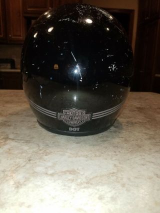 Vintage Rare 1981 Bell Impact Ii Harley Davidson Motorcycle Helmet Med Black Mag