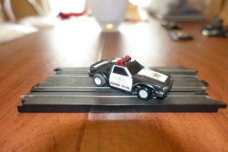Rare Tyco Ford Mustang Highway Patrol 56 Slot Car W/ Lights & Sound Nm,