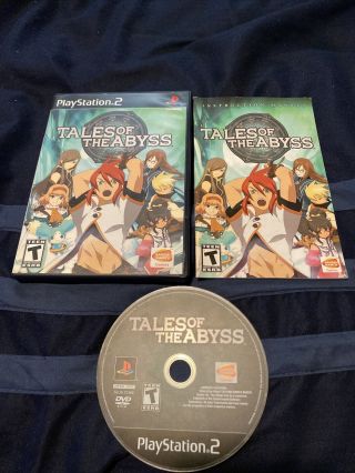 Tales Of The Abyss Sony Ps2 Complete Cib Very Rare Ships Fast