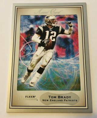 Tom Brady 2003 Fleer Showcase Avant Color Blast Card Silver Insert /650 (rare)