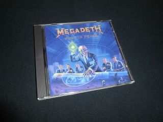 Megadeth Cd - Rust In Peace - Rare Cd 1990 Capital Bmg Direct Issue No Upc Code