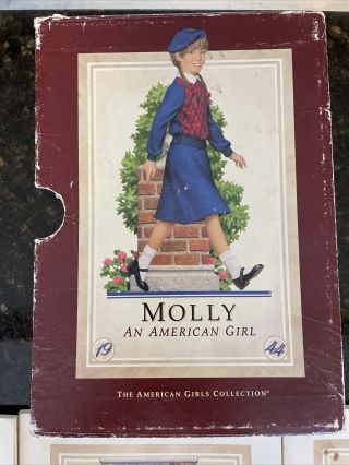 American Girl Molly 1st Ed.  Book Set By Valerie Tripp Pleasant Co.  in case RARE 2