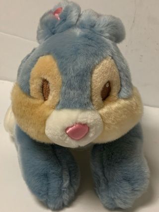 Disney Store Exclusive Thumper Bunny Rabbit Blue Disney Plush 11” Rare Easter