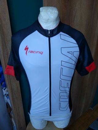 Specialized Racing Sl Form Fit L Cycling Shirt Vintage Maglia Jersey Rare