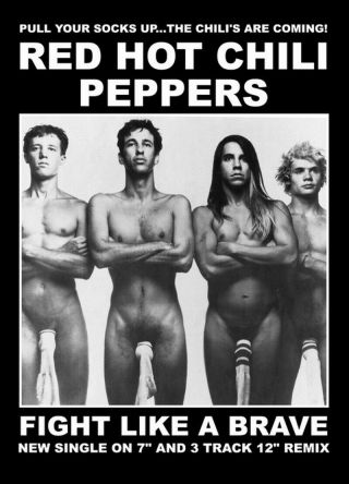 Red Hot Chili Peppers - Pull Your Socks Up… - 59x84cm - Rare Poster Rolled