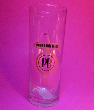 Vintage Prost Brewing Company - Rare Beer Glass.  75cl.  75l Pb