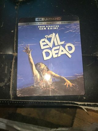 The Evil Dead (ultra Hd,  Blu Ray,  1981) No Digital - Includes Rare Oop Slipcover