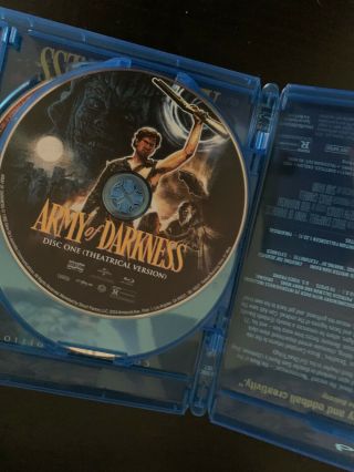 Army of Darkness Shout Factory Blu Ray,  Rare OOP 3