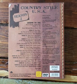 Coutry Style U.  S.  A.  Season 2 DVD with Booklet RARE Episodes 14 - 26 2