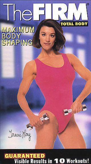 Vhs The Firm Total Body Maximum Sculpting Tracie Long Oop Rare Workout Exercise