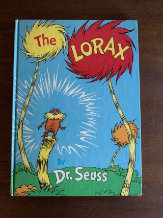 The Lorax Dr.  Seuss Vintage Hardcover 1971 Random House Rare