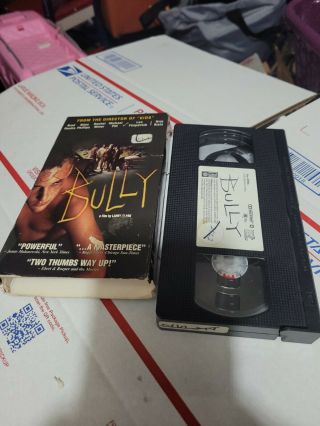Bully (vhs,  2001) Rare Oop Lions Gate Film By Larry Clark " Kids " R Rated Abuse