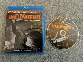 Halloween Ii 2 Unrated Directors Cut (blu - Ray) 2009 Rob Zombie Rare Oop