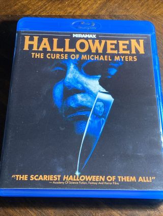Halloween 6: The Curse Of Michael Myers (blu - Ray 2011) Rare Oop