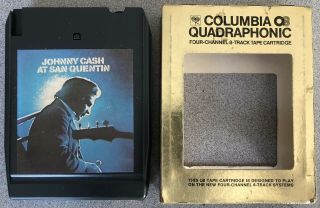 Johnny Cash At San Quentin Rare Q8 Caq 30961 Quadraphonic Quad 8 Track Tape