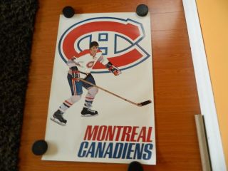 1973 Montreal Canadiens Poster Wheaties Premium 