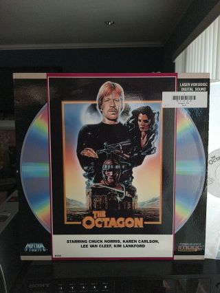 The Octagon Laserdisc Ld Rare Chuck Norris The Octagon