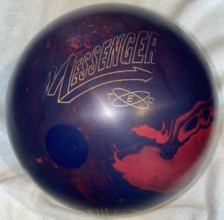 Columbia 300 Messenger Tec Bowling Ball 15lbs 11oz Fully Plugged Rare