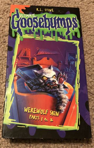 Ultimate Goosebumps Werewolf Skin Parts 1 & 2 Vhs Movie Vcr Video Rare