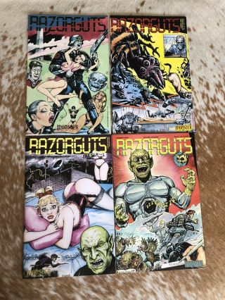 Razorguts Issues 1 2 3 4 From Monster Comics 1992 Rare Indi