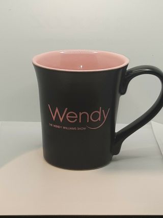 Rare - The Wendy Williams Show Official Promo Pink Ceramic Mug Cup - Shape