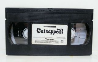 Catnapped Animated Pioneer VHS Video 1995 RARE Anime Cartoon Clamshell Case 3
