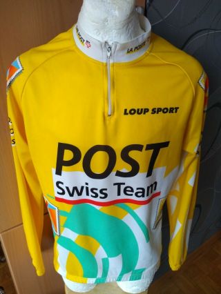 Ciegi Switzerland La Post Swiss Team Cycling Shirt Vintage Maglia Jersey Rare